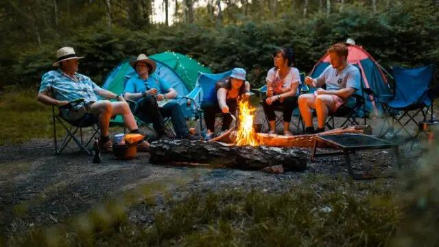 Friends-around-the-Campfire